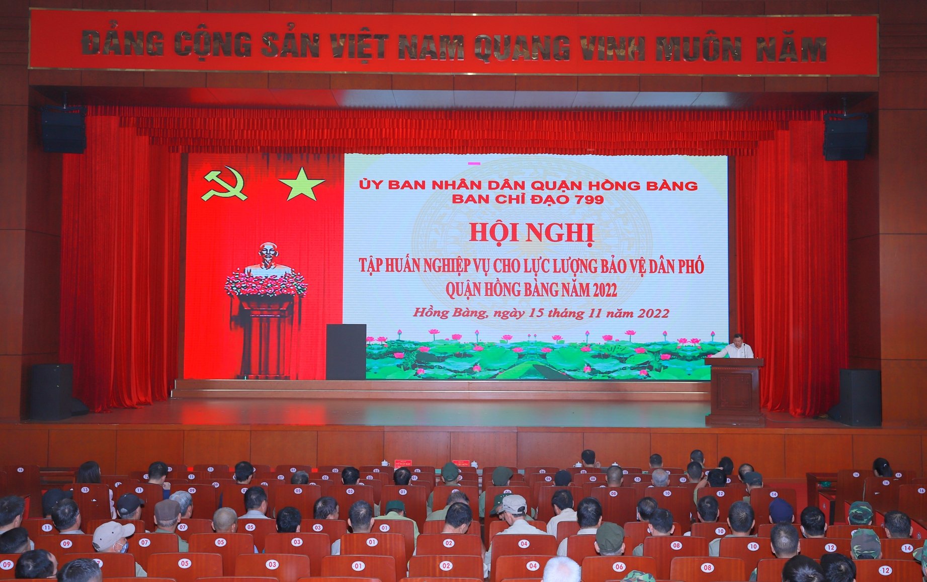 Quận Hồng Bàng: Tập huấn nghiệp vụ cho lực lượng bảo vệ dân phố